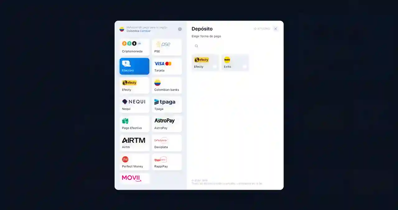 Métodos de Pago Disponibles en 1Win Colombia 1Win Metodos de Pago
