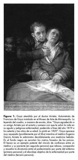 Goya atendido por el doctor Arrieta